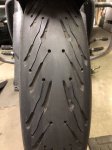 Michelin Road 5, 150-70, 10k miles.JPG