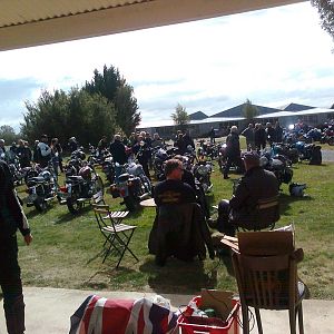 British M/C day Rally at Mandeville Airport NewZealand