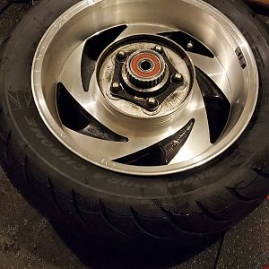 Changing the Rear Tire (with spoons)