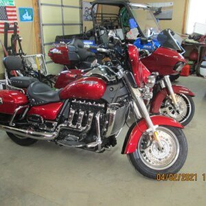 2014 R3T next to the 2020 Road Glide Limited