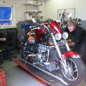 The man who did the stainless steel work