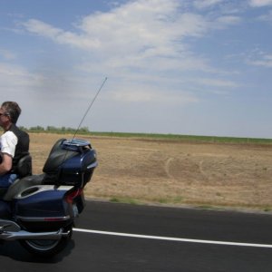 My best friend on his Beemer