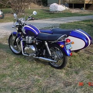 Left side showing custom exhaust.....