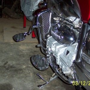Chrome oil tank chrome side covers