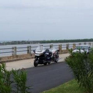 Bikes on the Battery,  Charleston S.C.