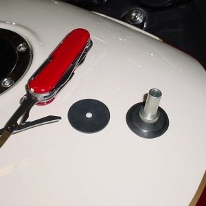 Flipmeister-uncut washer-washer installed on bar end mandrel....