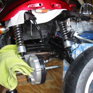 Old towels to protect pipes (I drop a lot of tools)