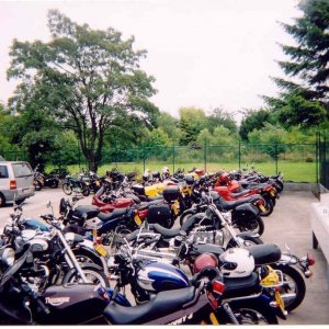 R3 with other Triumphs