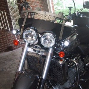 Triumph Summer Windshield Modification