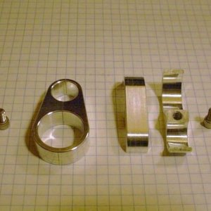 Flipmeisters Billet Aluminum Handlebar Wiring Clamps