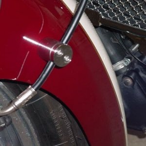 Flipmeisters Billet Stainless Brake Line Clamps