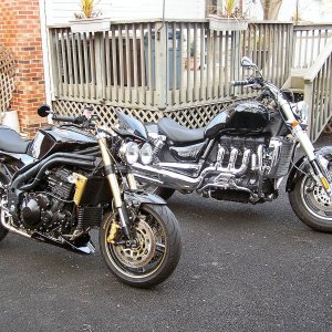 My '07 Rocket & '06 Speed Triple
