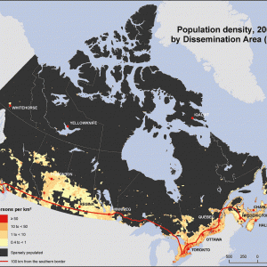 Canada Population Map