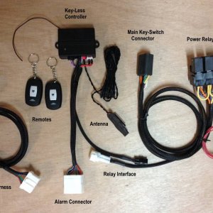 Relay Key-Less Kit