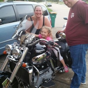 family with rocket