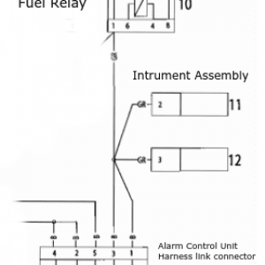 Fuel Pump Relay and Alarm Control Unit