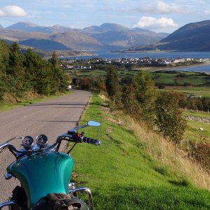 Road to Ullapool. Scotland