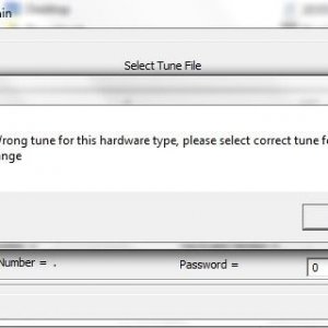 Wrong tune