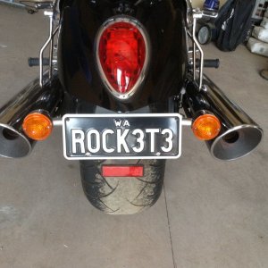 My new plate that I thought she was well deserved to carry.