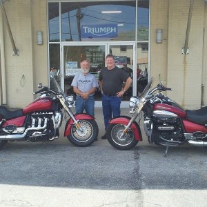 Bill Wyatt & Eldon Avery with the twins