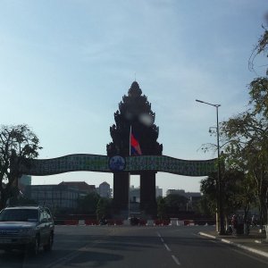 Heading out of Phnom Penh