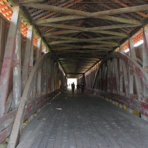 Medora Bridge from the inside