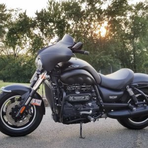 2013 Triumph Rocket Roadster (with extras)