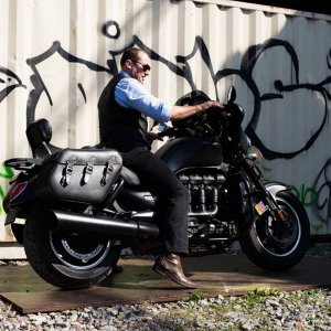 2013 Triumph Rocket Roadster (with extras)