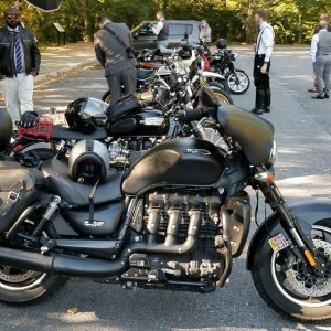 2013 Triumph Rocket Roadster (with extras)