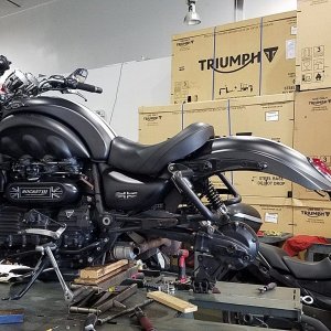 2013 Triumph Rocket Roadster (with extras)