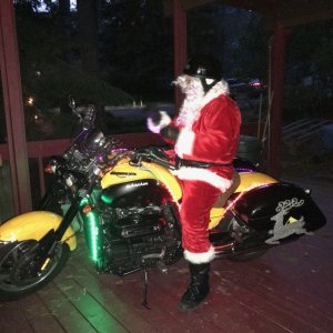 Biker Santa