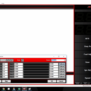 Rocket III PCV gear calibration 1