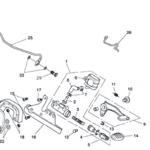 2014 R3R Master Cylinder Brake Controls