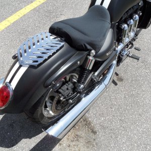 Chrome Luggage Rack on 2014 R3R
