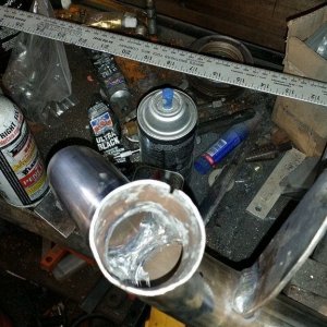 Y pipe inside