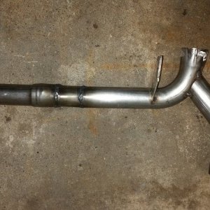 Exhaust y pipe