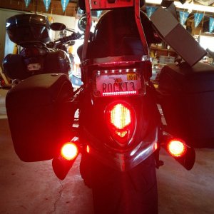 New led tail light and turn signals