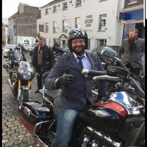 Charity ride...distinguished gentleman