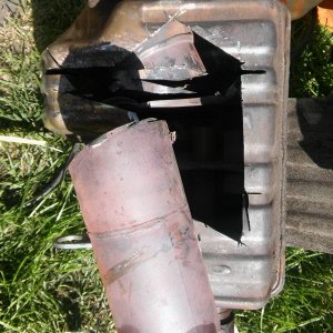Cat meets angle grinder and his little friend the reciprical saw.