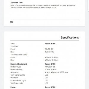 Rocket 3 manual spec