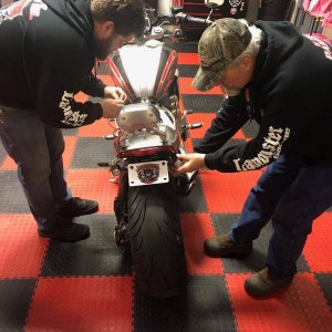 2020 Triumph Rocket 3 Fender Eliminator