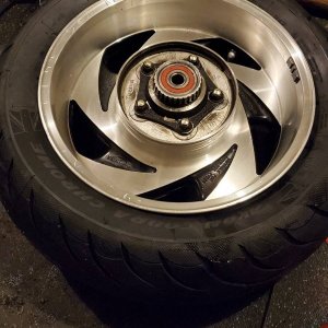 Sweet VIctory - Tire mounted