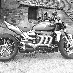 Black n White Rocket