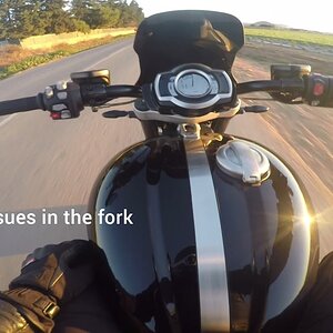 Triumph Rocket 3R handlebar vibration.