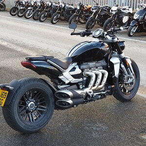 Black Triumph Rocket 3