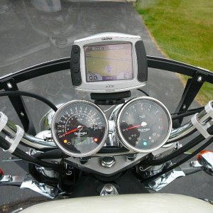 Zumo mounted to back of clearview frame