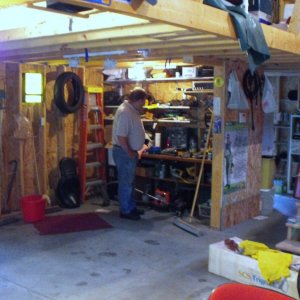 Gunshots garage........