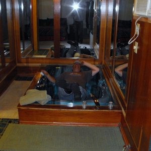 Jacuzzi in the cabin.....