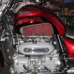 red anodized paint