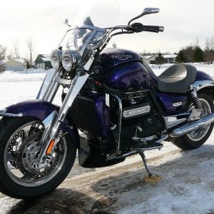 With Rivco crash bars and Evil Bob bellypan